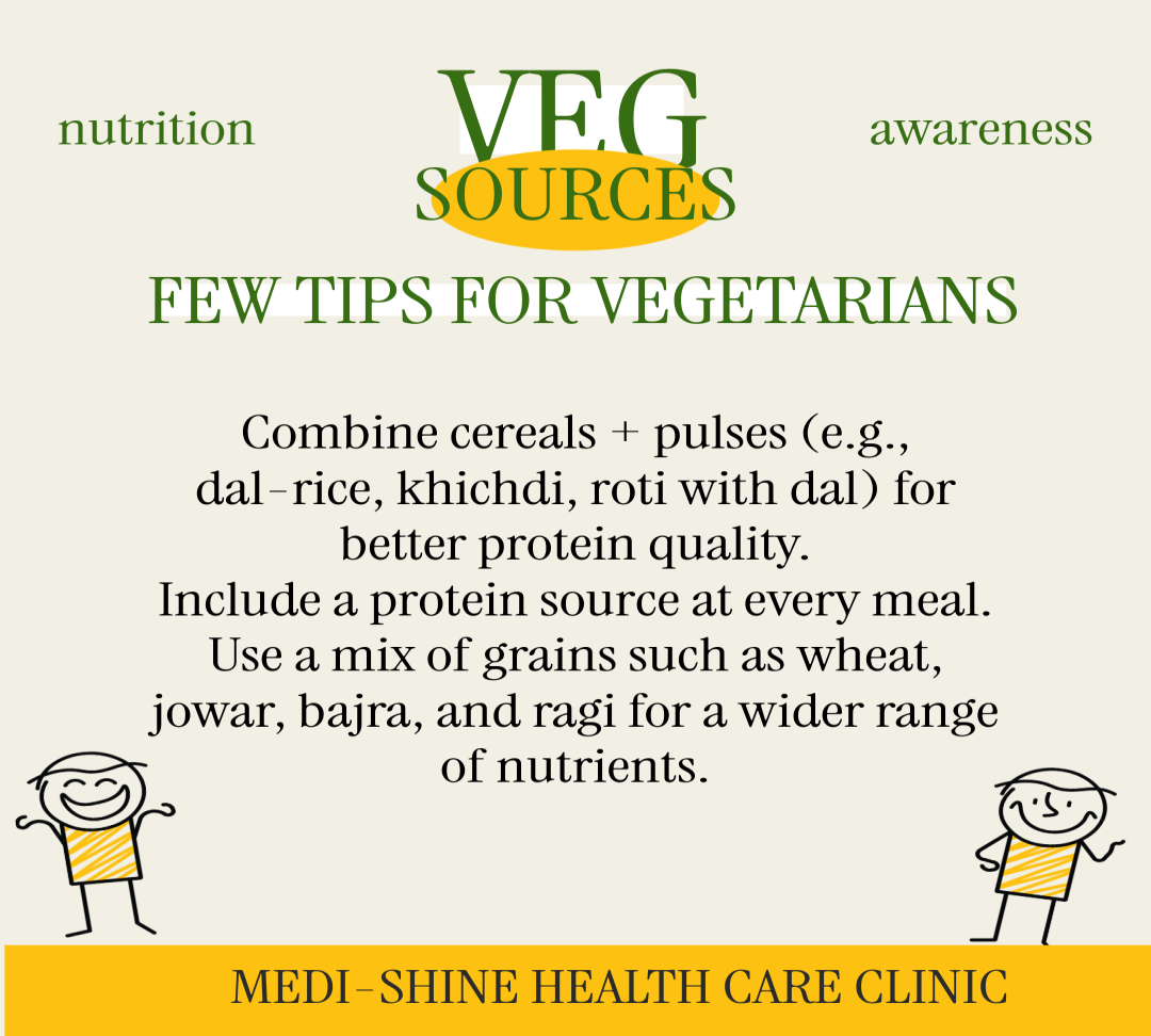 A few tips for vegetarians